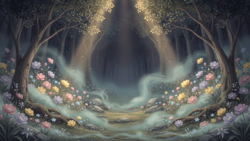 Awen meaning symbol with three rays representing body, heart and spirit